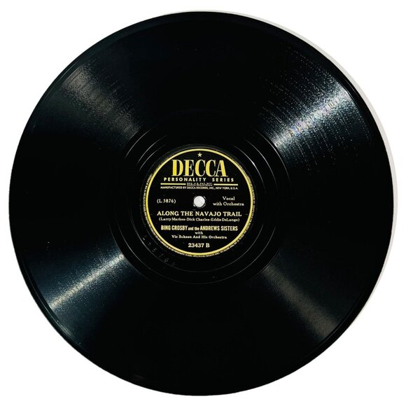 Bing Crosby & Andrews Sisters Along The Navajo... / Good, Good, Good 23437 Decca - Picture 3 of 4